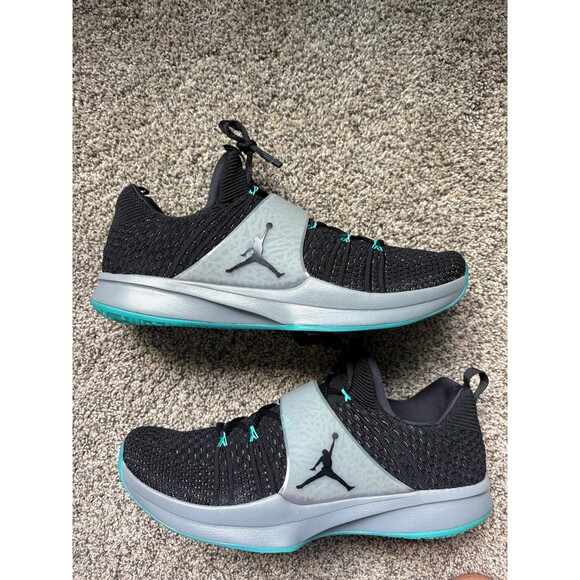 Nike Air Jordan Trainer 2 Flyknit Hyper Jade Size 15 Men's - Picture 1 of 9